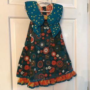 Little Girl’s Sleeveless Jelly the Pug Dress